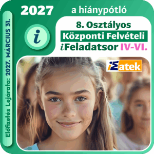 2027 8. osztályos felvételi felkészítő - 3 iFeladatsor IV-VI.