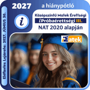 2027 Próbaérettségi III. - Középszintű matek