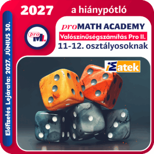 2027 Valószínűségszámítás Pro II.A.