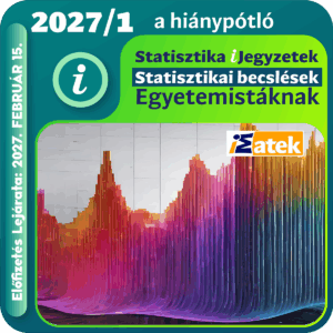 2027 Statisztikai becslések - egyetemi iJegyzet