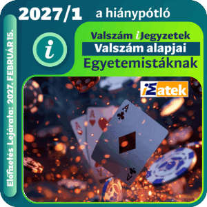 2027 Valószínűségszámítás alapjai - egyetemi iJegyzet